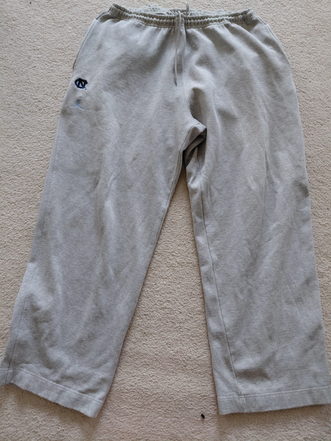 Nike Team Grey Sweatpants North Carolina  XL