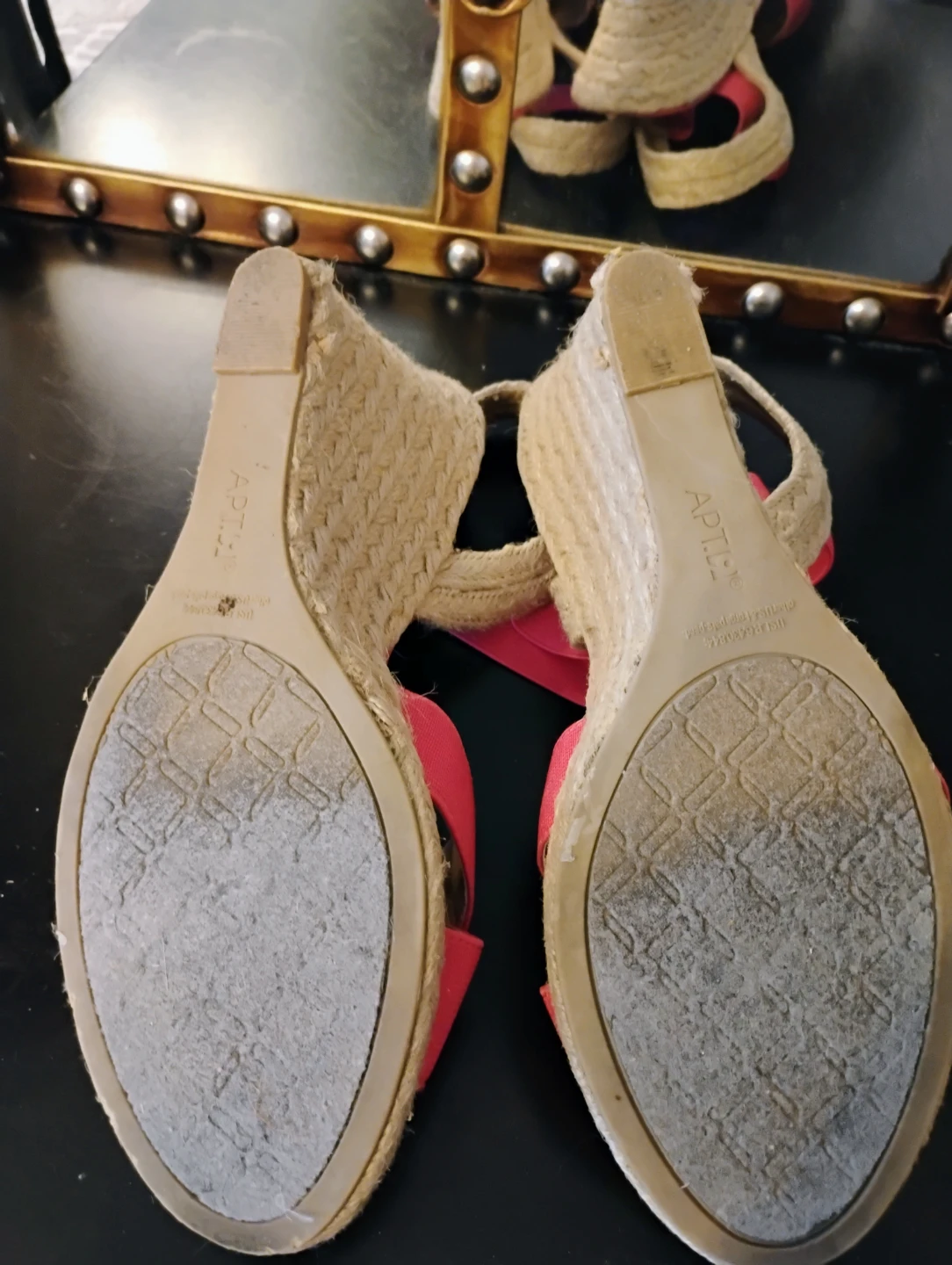 Apt. 9 Pink Espadrille Wedge Sandals - photo 4