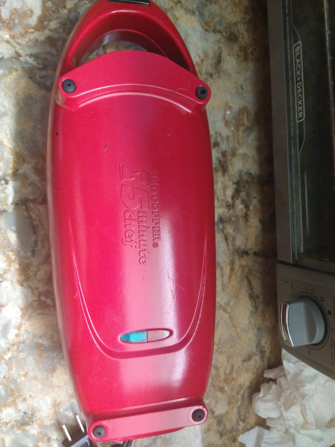 Red Copper Utility Electric Griddle