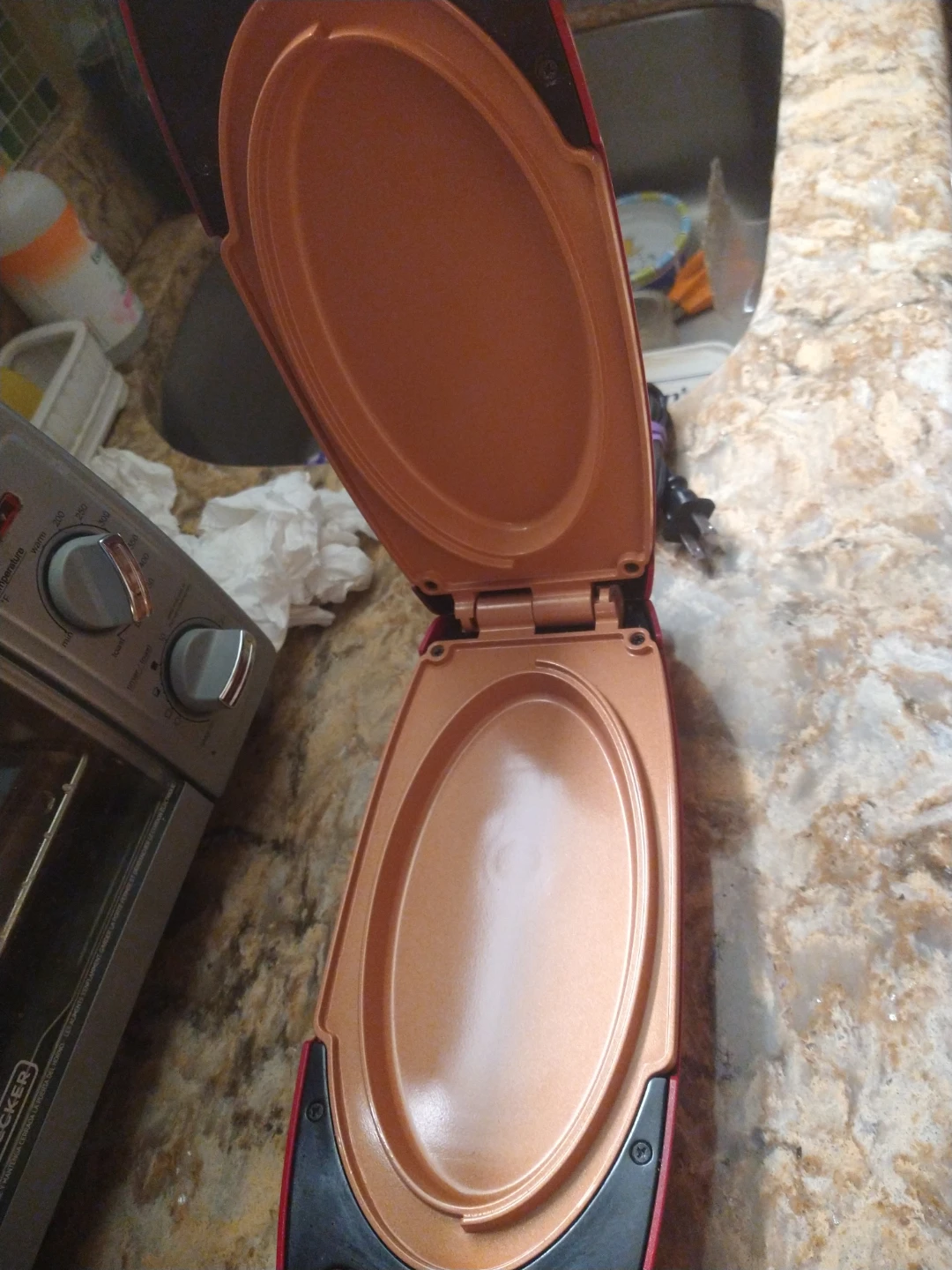 Red Copper Utility Electric Griddle - photo 2