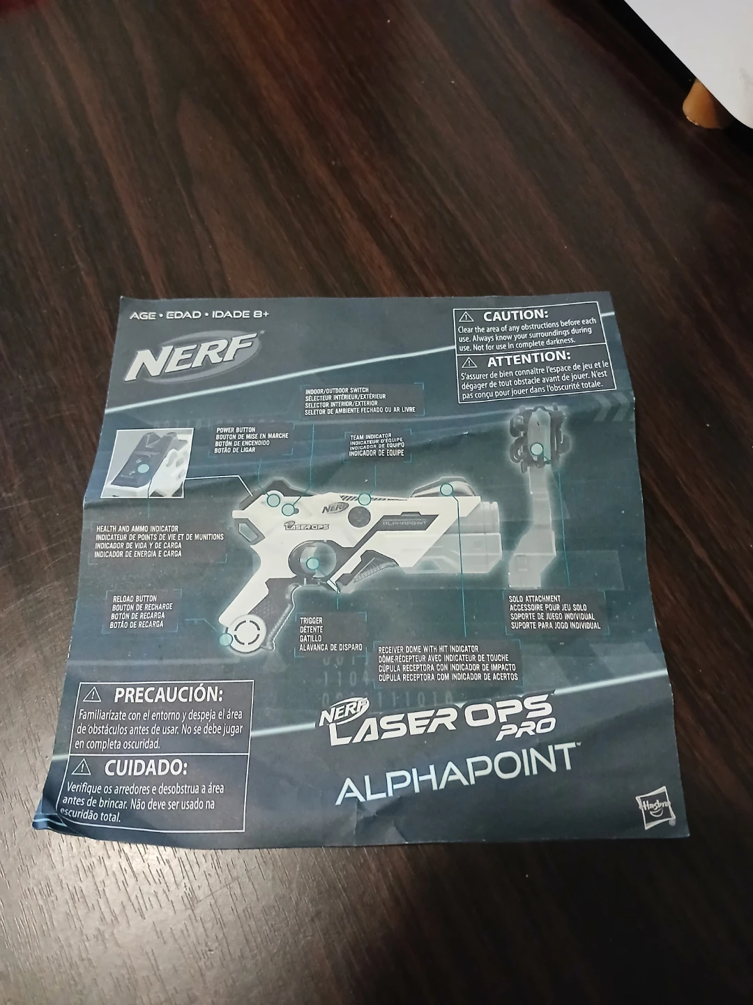 New Never Used Nerf Laser Ops Pro Alphapoint Blaster - photo 3