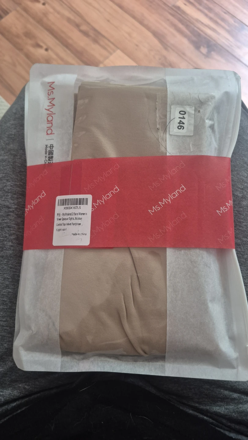 Ms.Myland 2 Pairs Women's Sheer Opaque Tights - photo 4