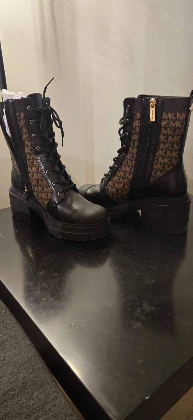 Michael Kors MK Logo Combat Boots - photo 5