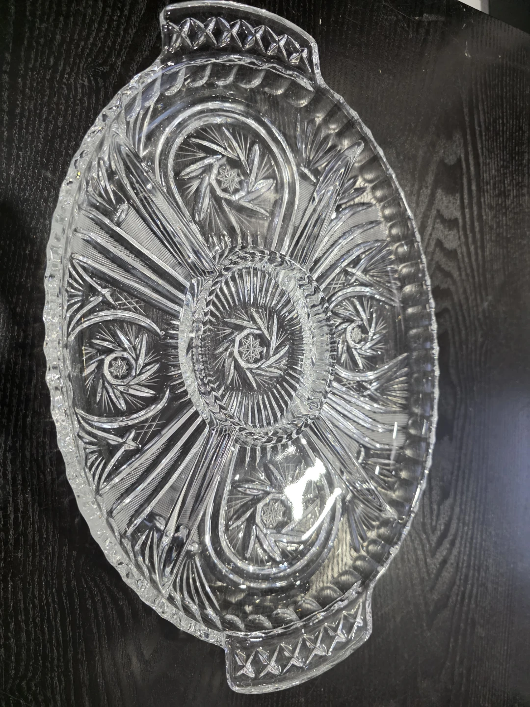 Clear Glass Serving Platter - photo 2