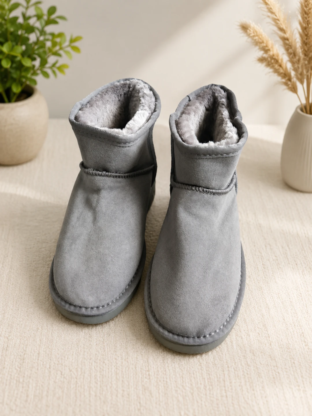 UGG Classic Ultra Mini Grey Boots
