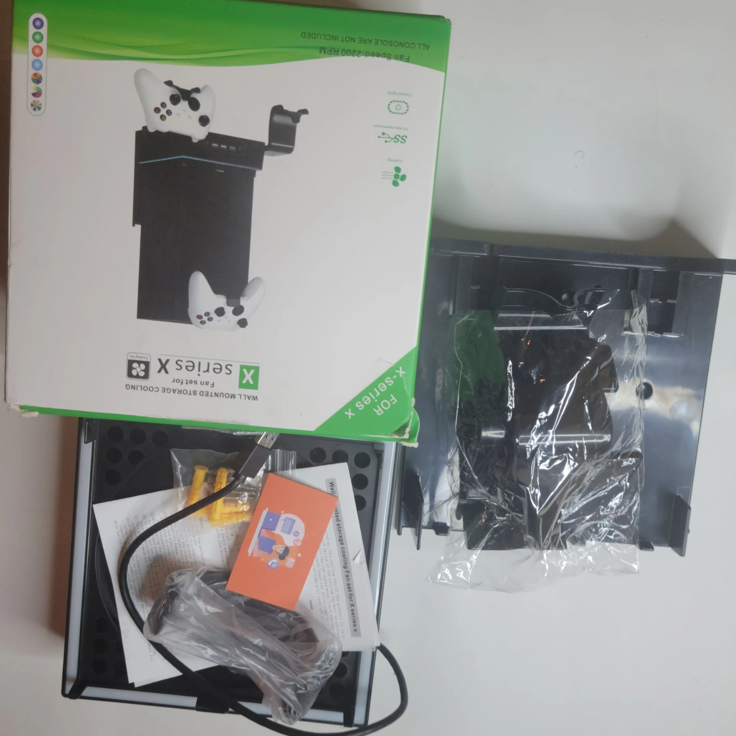 Wall Mounted Storage Cooling Fan Set for Xbox Series X - photo 4