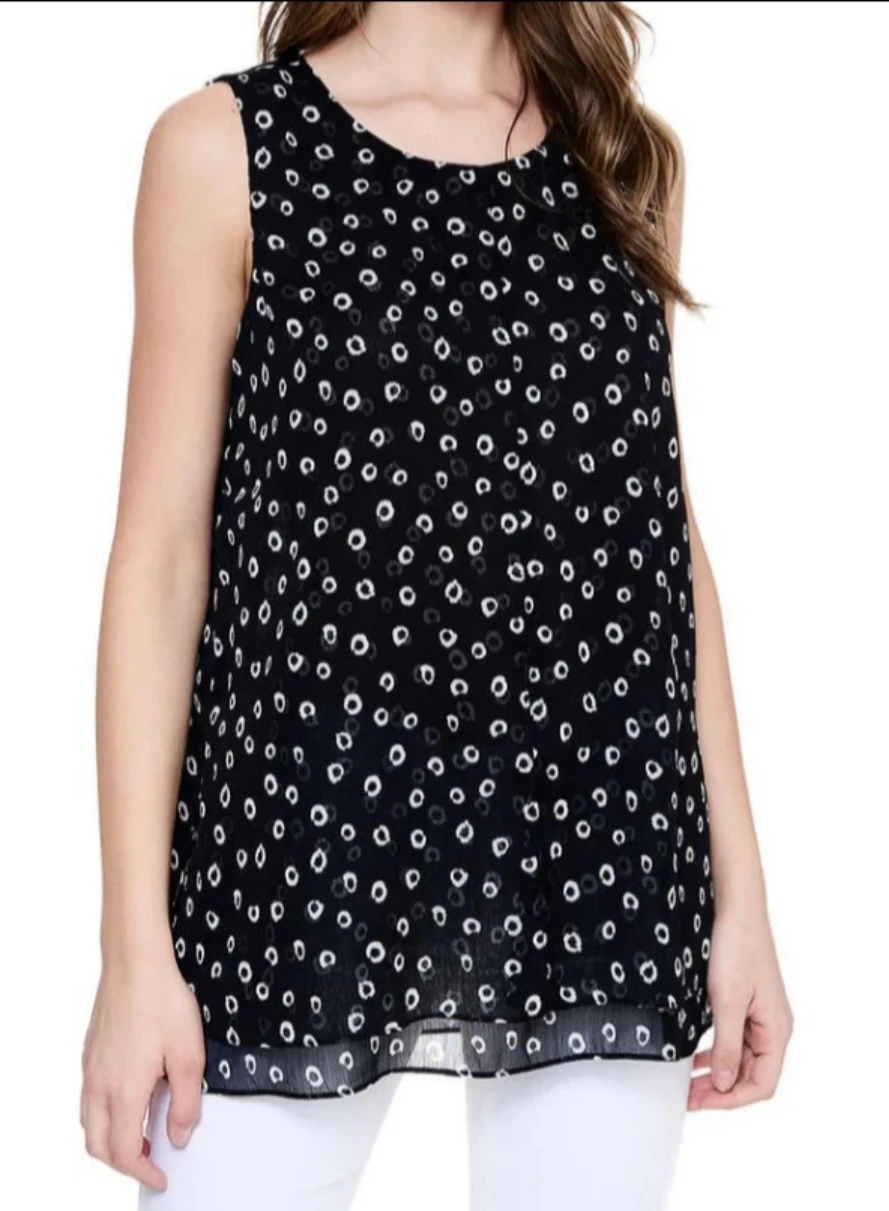 Brand new Cristina B Sleeveless Top M/M Blacks Size M