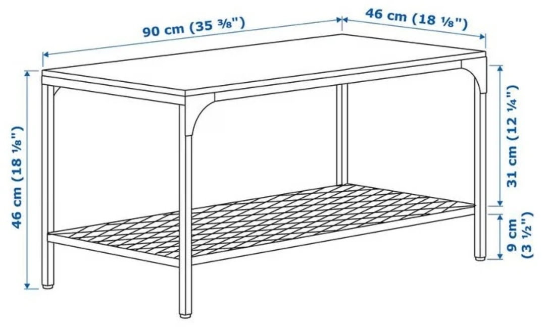 IKEA Vittsjö Coffee Table - Black/Brown - photo 3