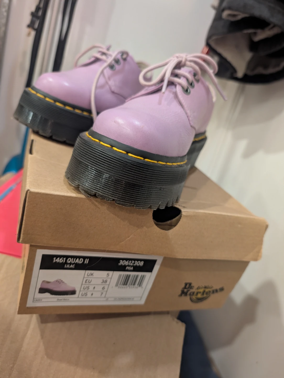 Size 6 - 7 Doc marten Pisa platform purple lilac - photo 2