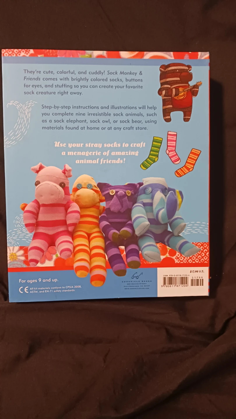 Sock Monkey & Friends Craft Kit - photo 4