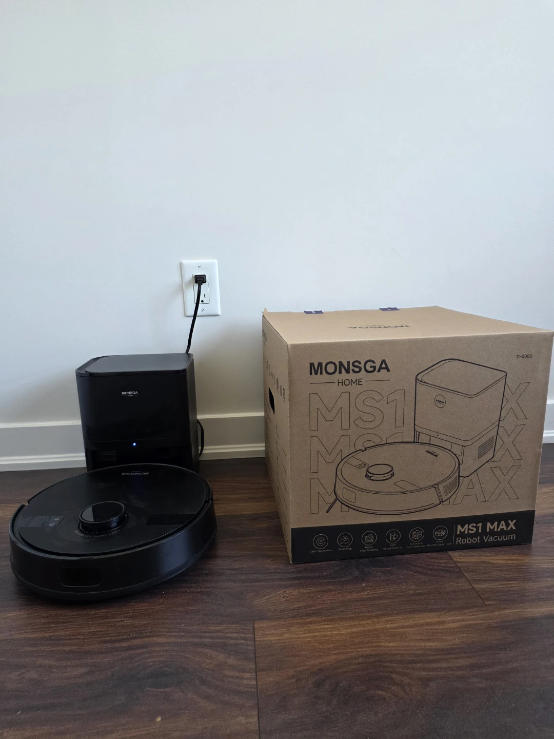MONSGA HOME MS1 MAX Robot Vacuum with Dock