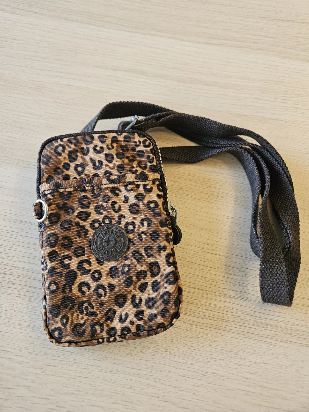 New Kipling Leopard Phone Bag