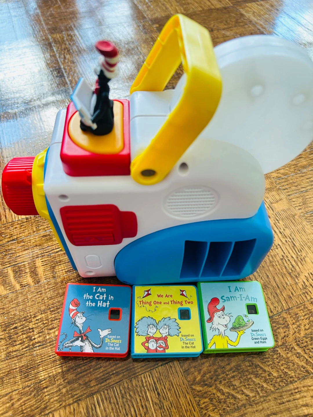 Little Tikes projector toy with The Cat in the Hat stories - photo 4