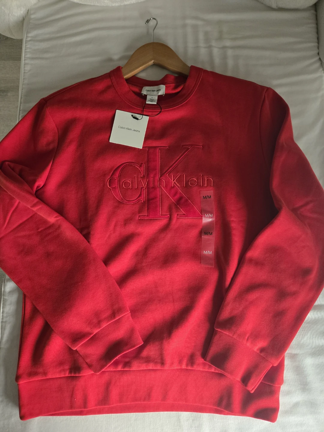 Calvin Klein Jeans Red Crewneck Sweatshirt - M/M