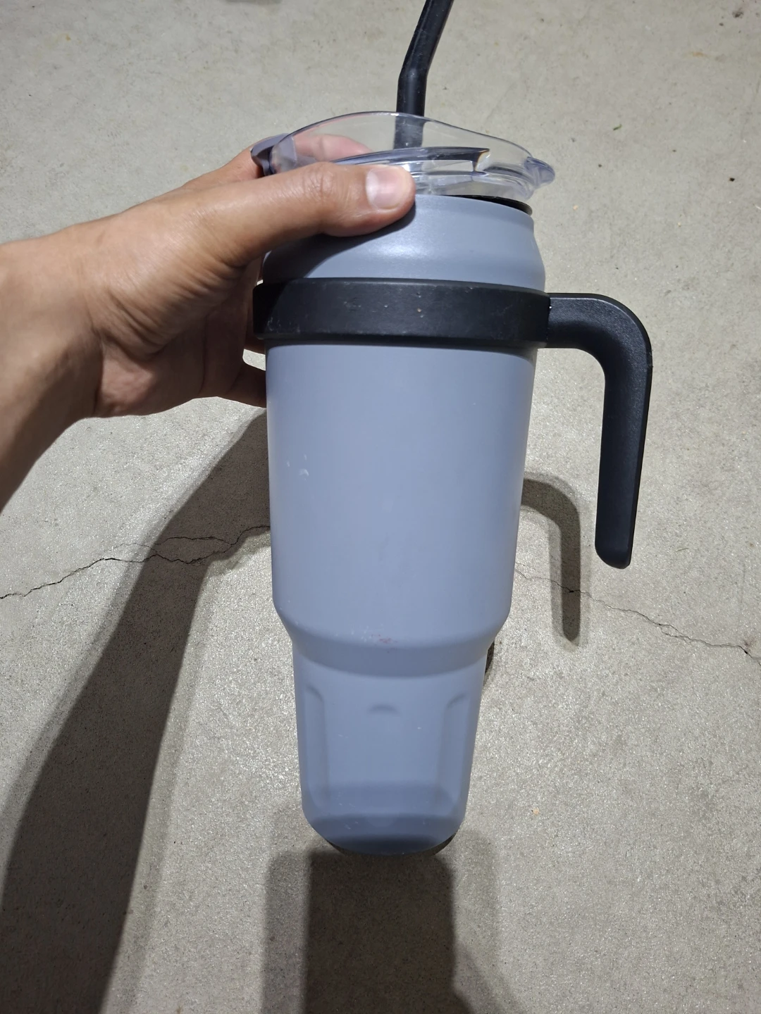 Pink Hello Kitty Tumbler with Handle and Straw