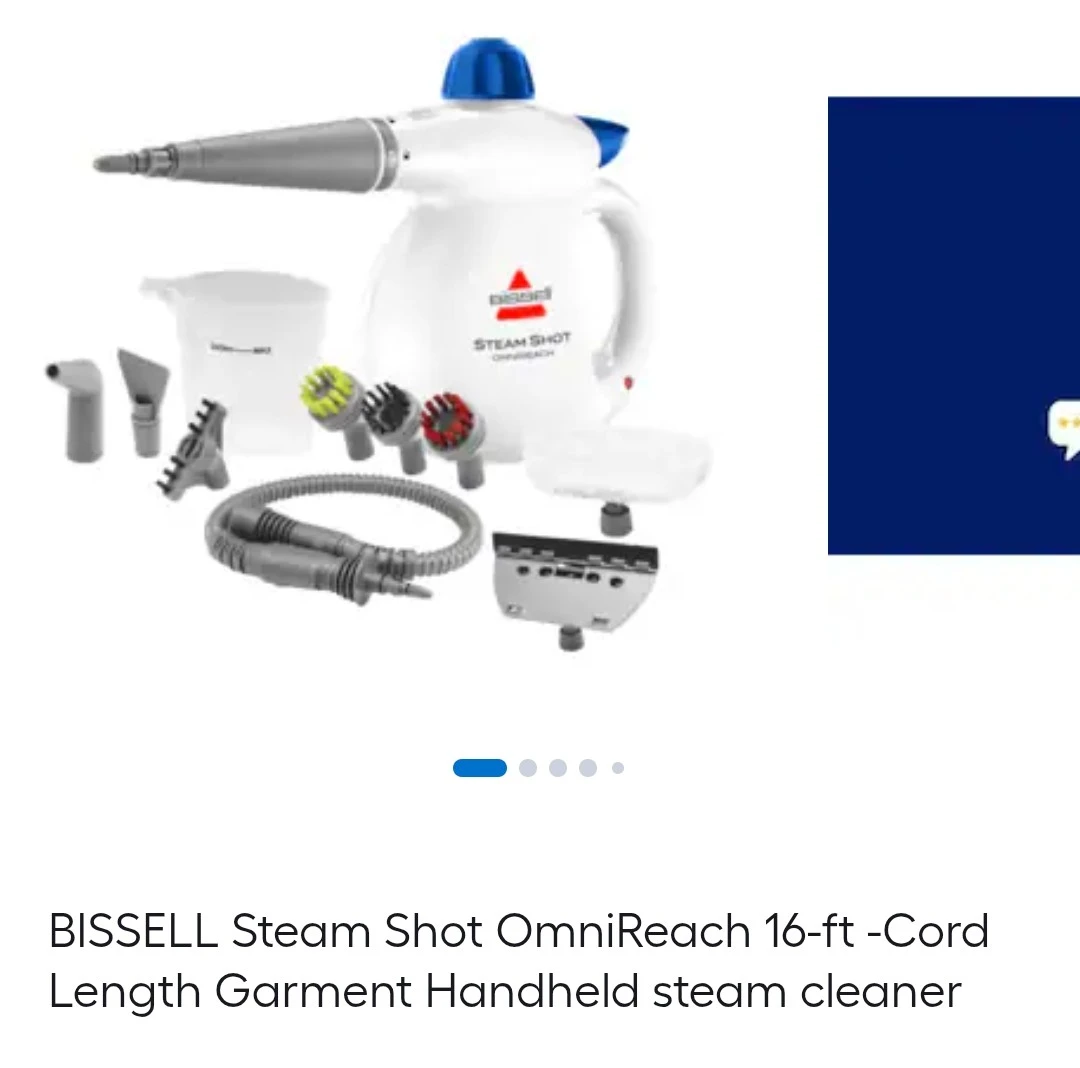 BISSELL Steam Shot OmniReach Handheld Steam Cleaner - photo 5
