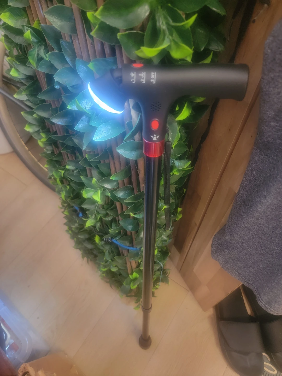 Adjustable LED Light Walking Cane