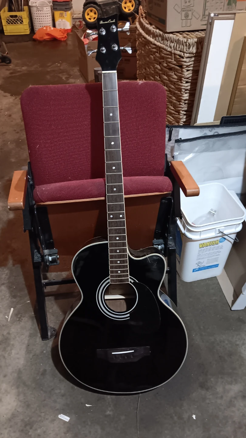 Black Beaver Creek Acoustic Bass Guitar - photo 2