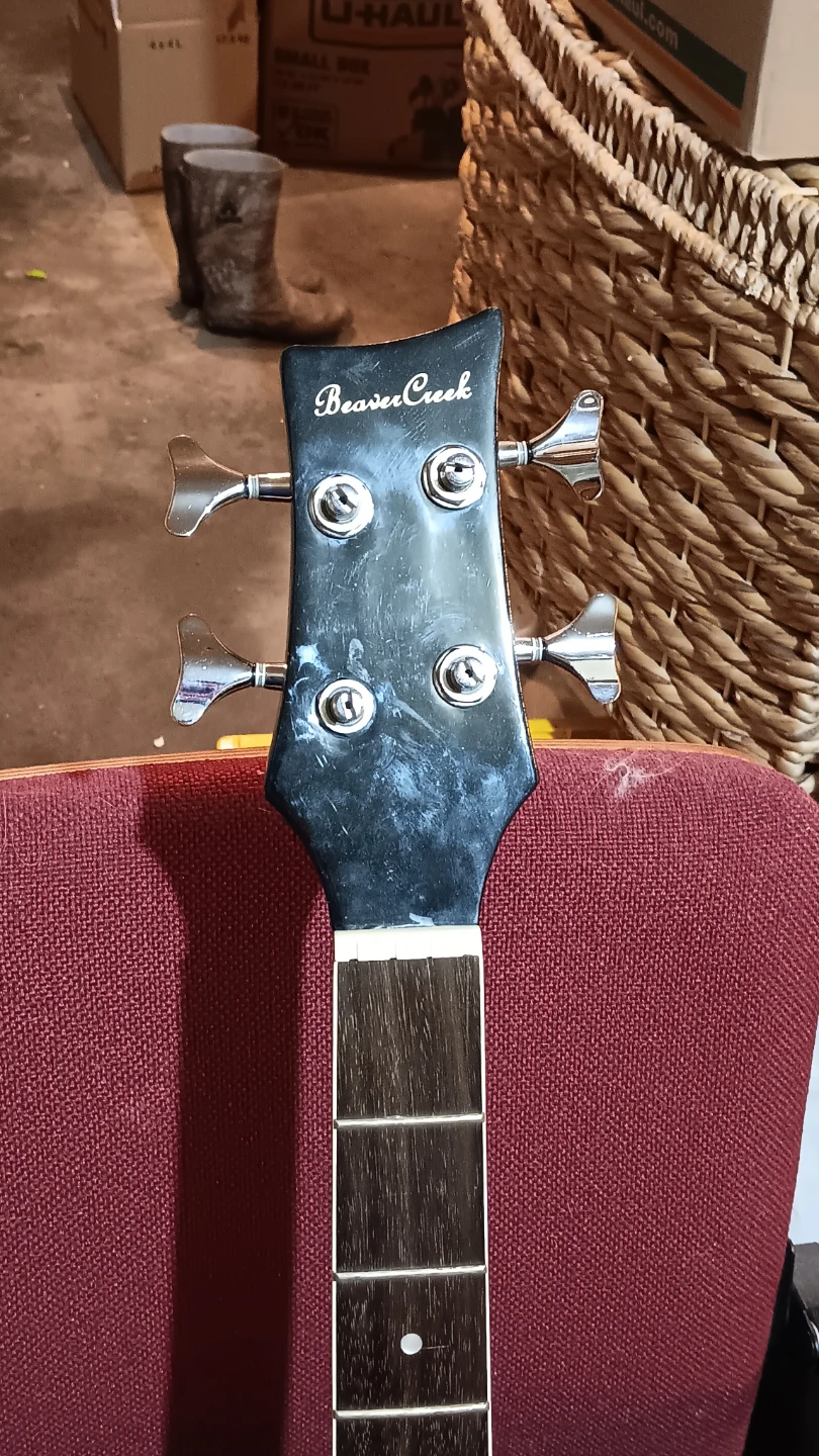 Black Beaver Creek Acoustic Bass Guitar - photo 3