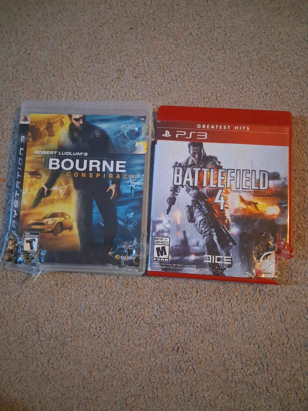 PlayStation 3 Games - The Bourne Conspiracy & Battlefield 4
