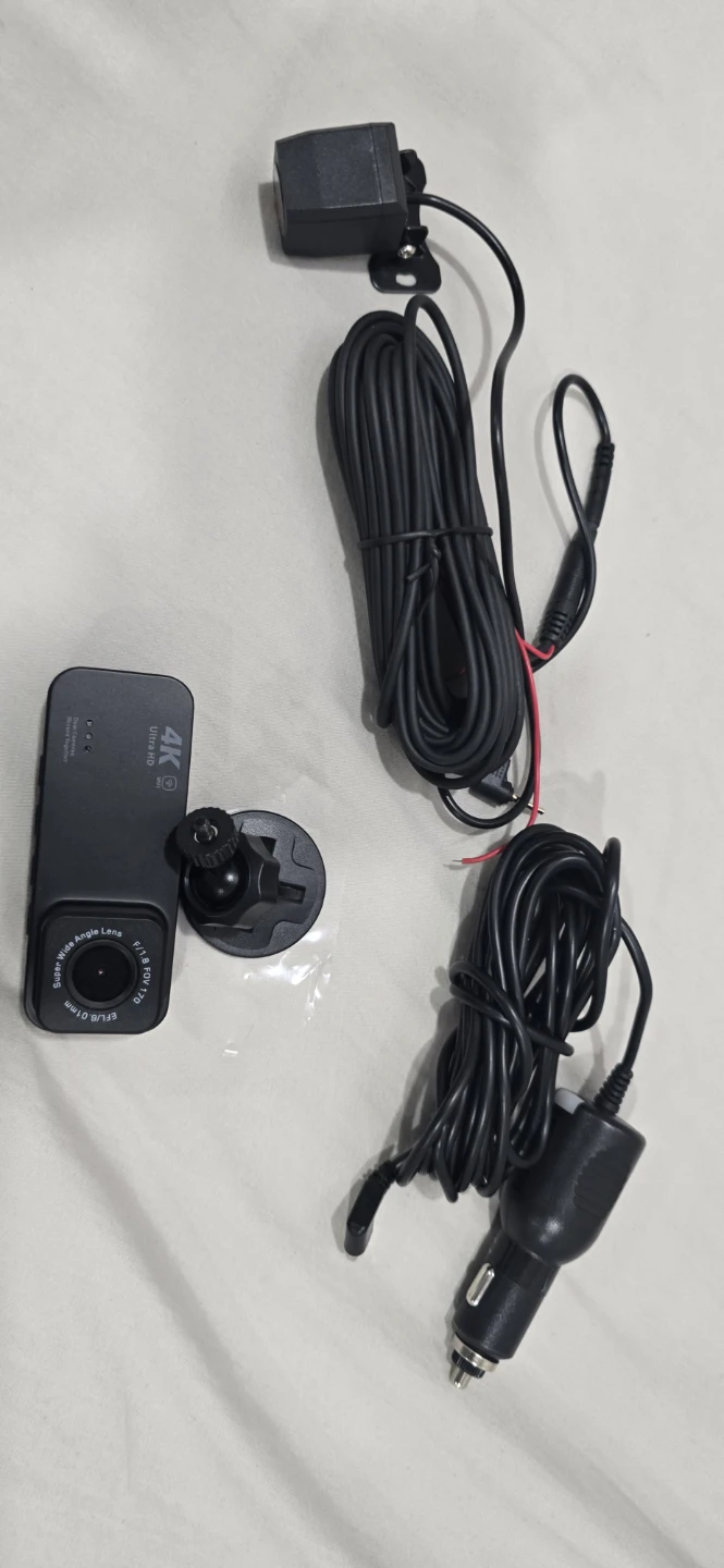 4K Ultra HD Dual Camera Dash Cam with WiFi - photo 2
