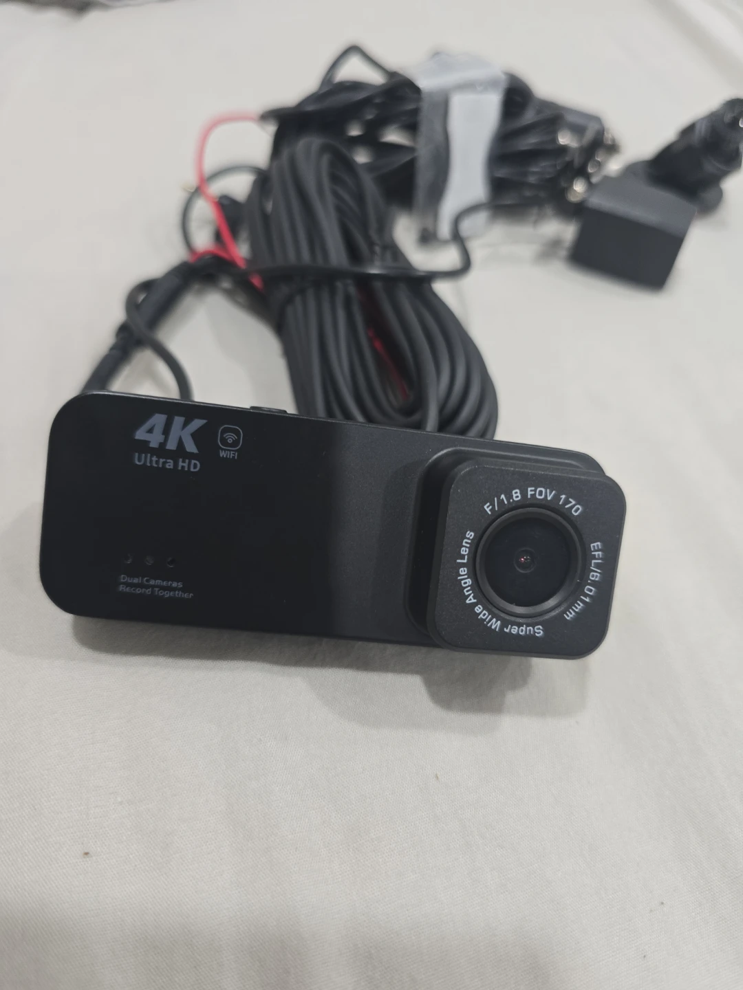 4K Ultra HD Dual Camera Dash Cam with WiFi - photo 4
