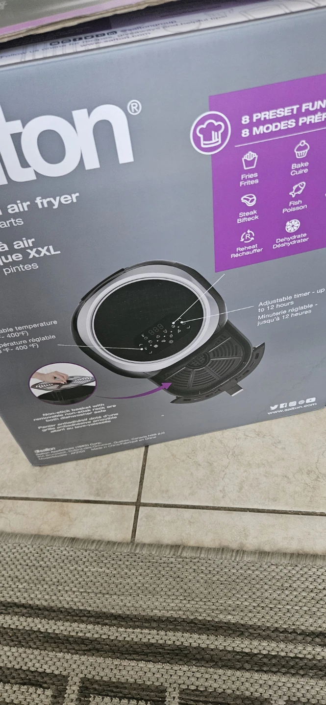 Salton XXL Digital Air Fryer - 8 Litres / 8.5 Quarts - photo 2