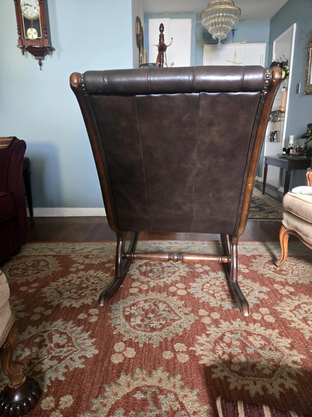 Leather rocking chair - photo 2