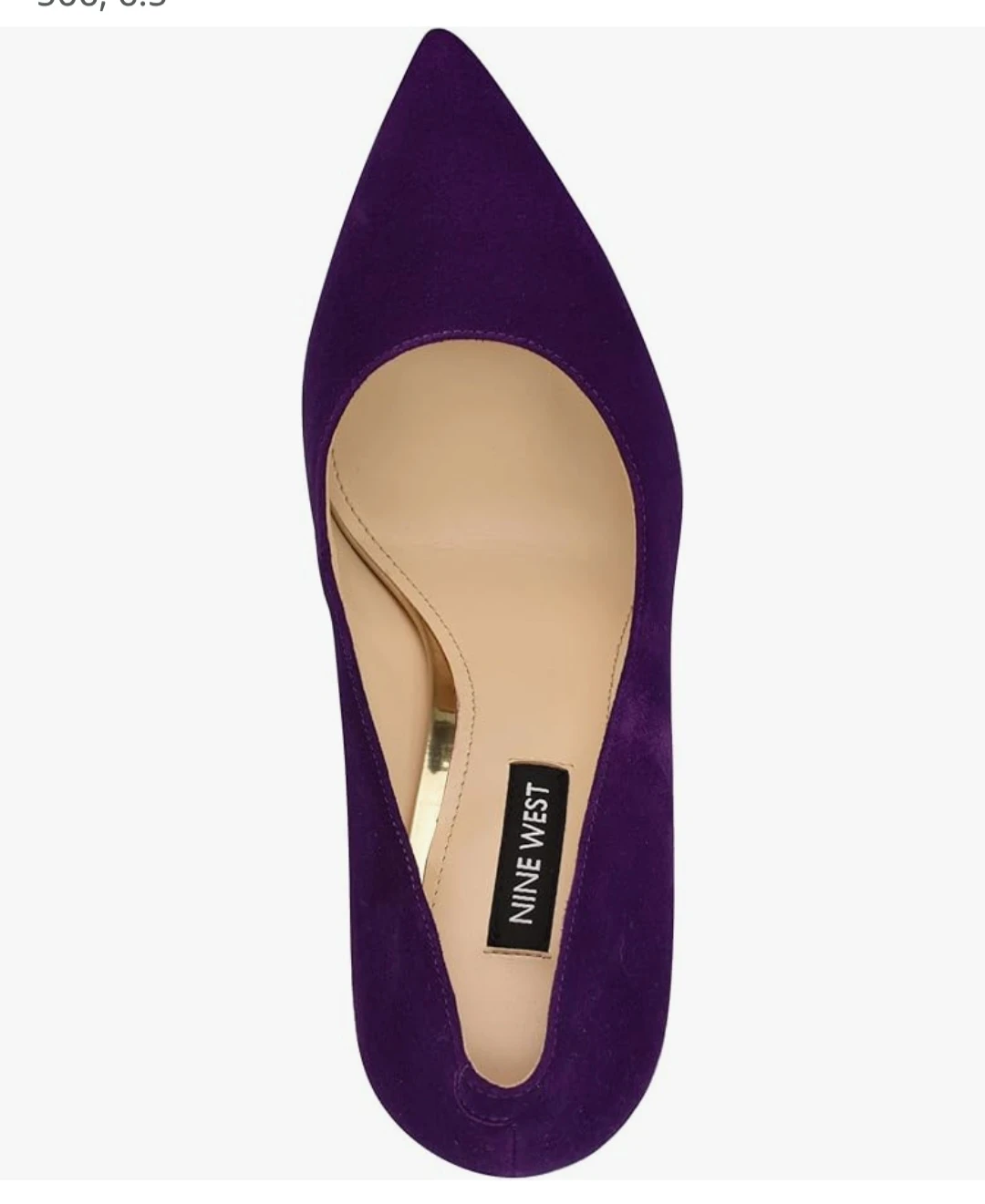 Nine West Tatiana Dress Pump - Purple Suede - Size 6 - photo 2