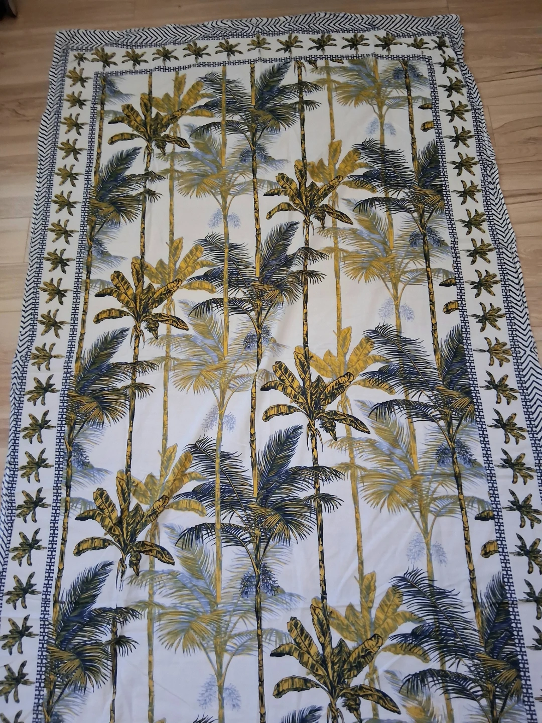 Tropical Palm Tree Print Scarf/Sarong/Beach blanket/ Table Cloth - photo 2