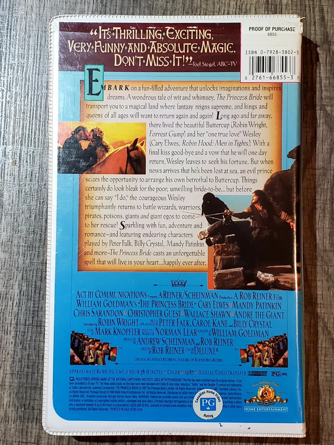 Vintage The Princess Bride VHS Movie - photo 2