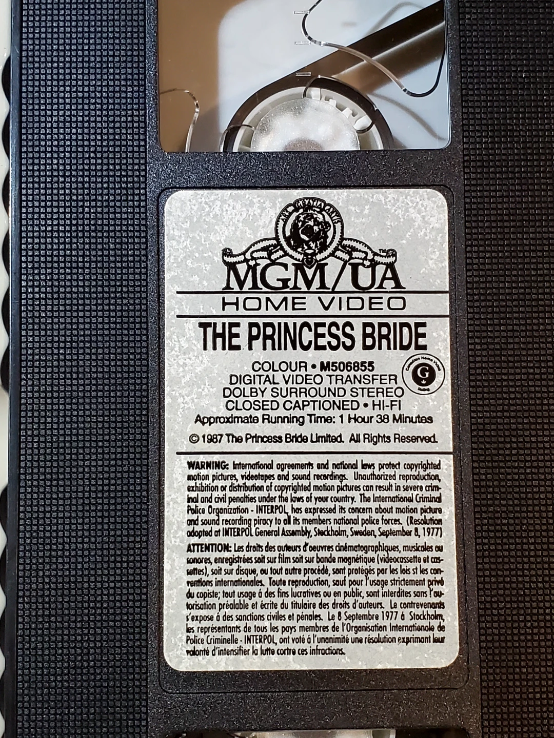 Vintage The Princess Bride VHS Movie - photo 3