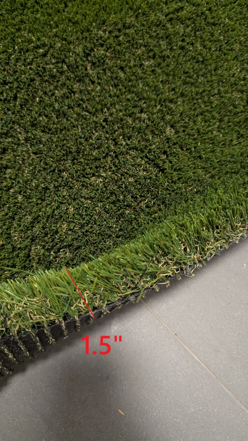 116x46" Artificial Grass Runner Rug Mat Carpet Patio Balcony - photo 2