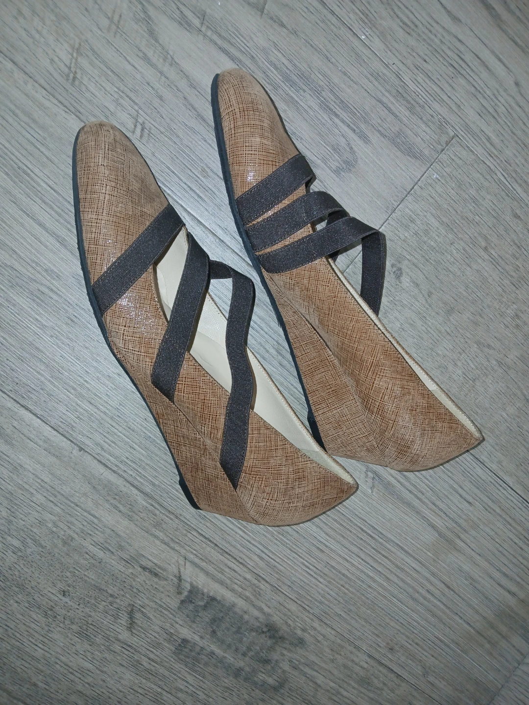 Ron White Tan Wedge Espadrille Flats - photo 2