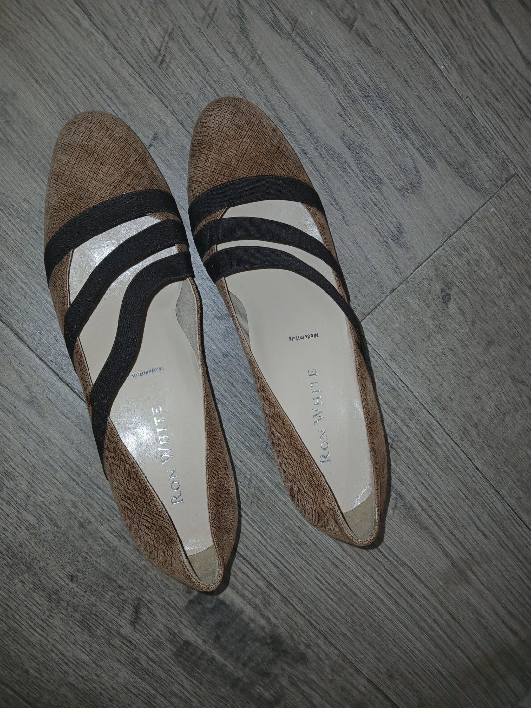 Ron White Tan Wedge Espadrille Flats - photo 3