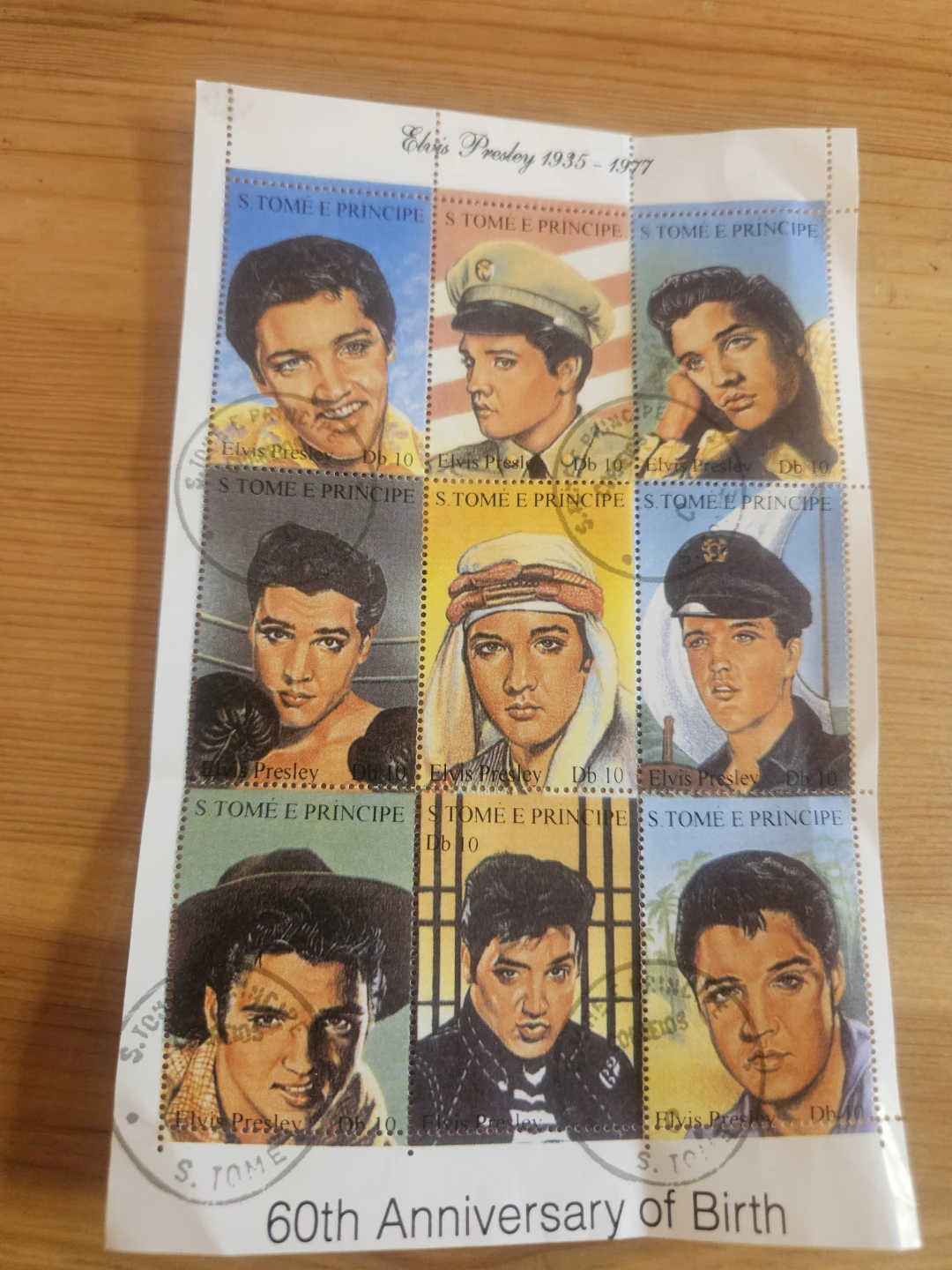 Elvis Presley 60th Anniversary Stamps Sheet