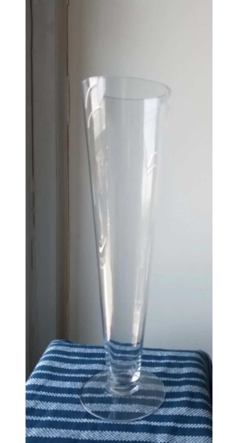 Clear Tall  Glass Vase - photo 4