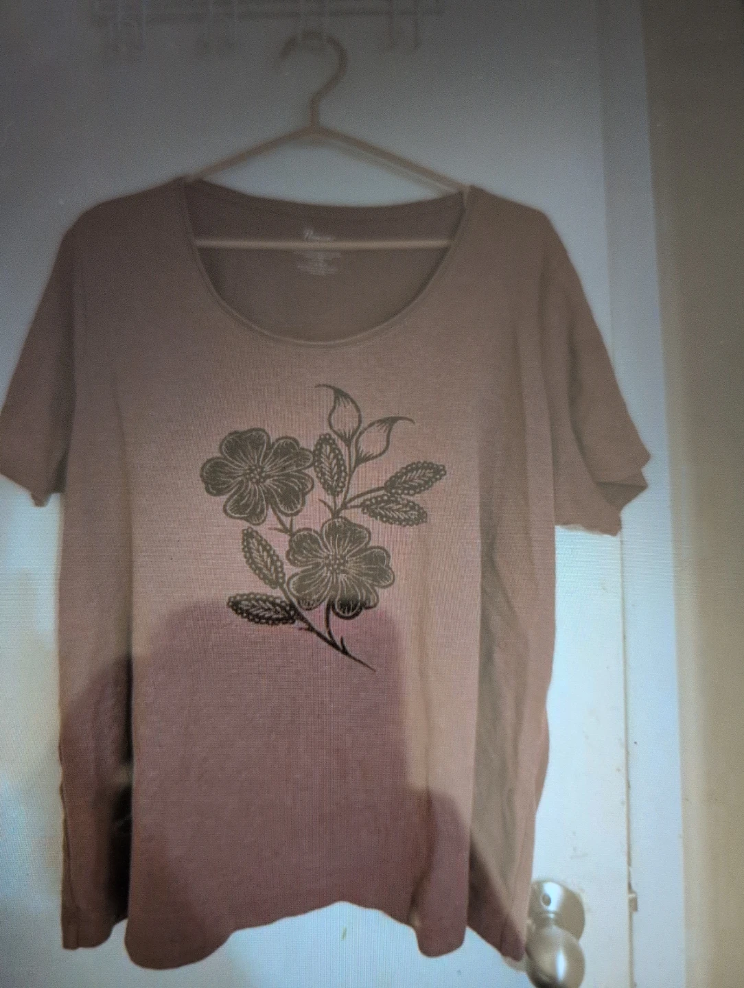 Hanes Women's Floral Print T-Shirt