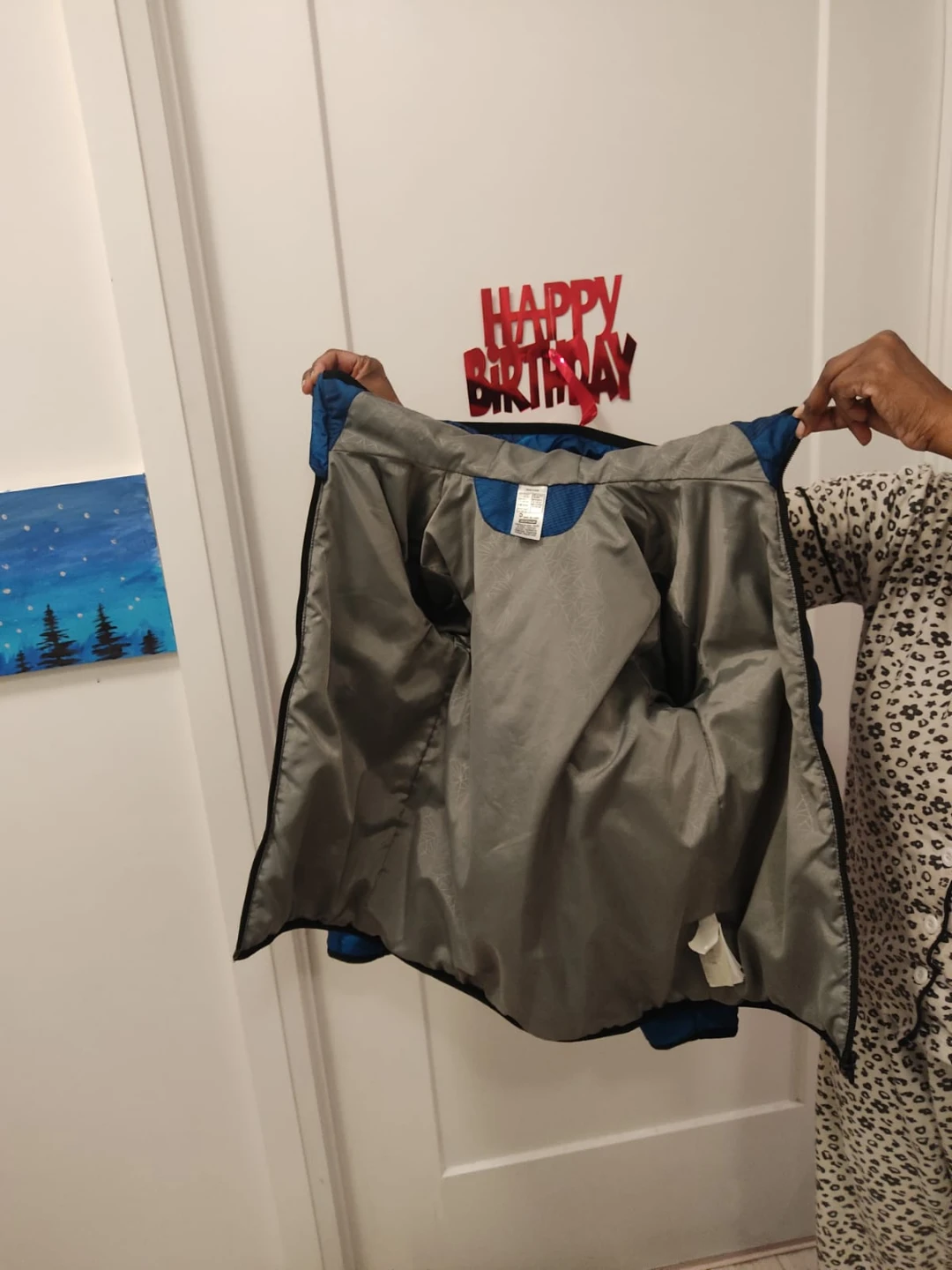 Blue Puffer Jacket