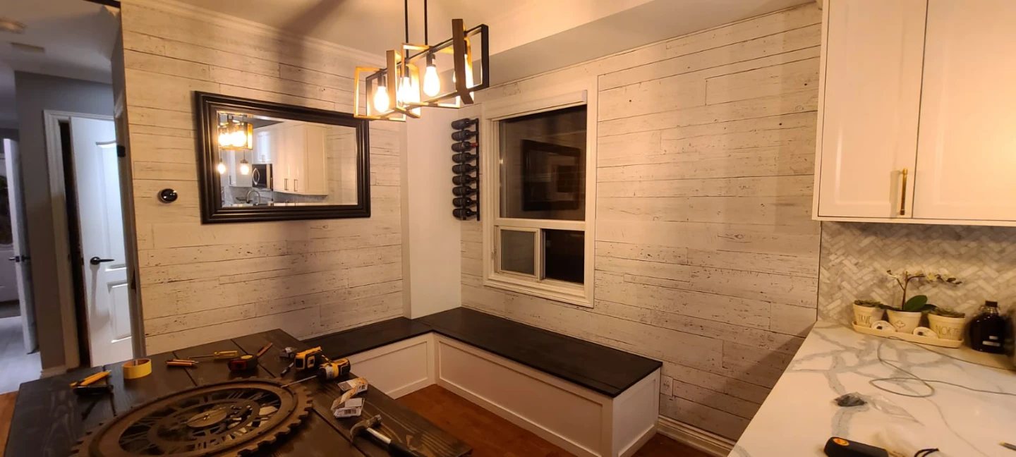 Rustic Wood and Metal Chandelier - photo 5