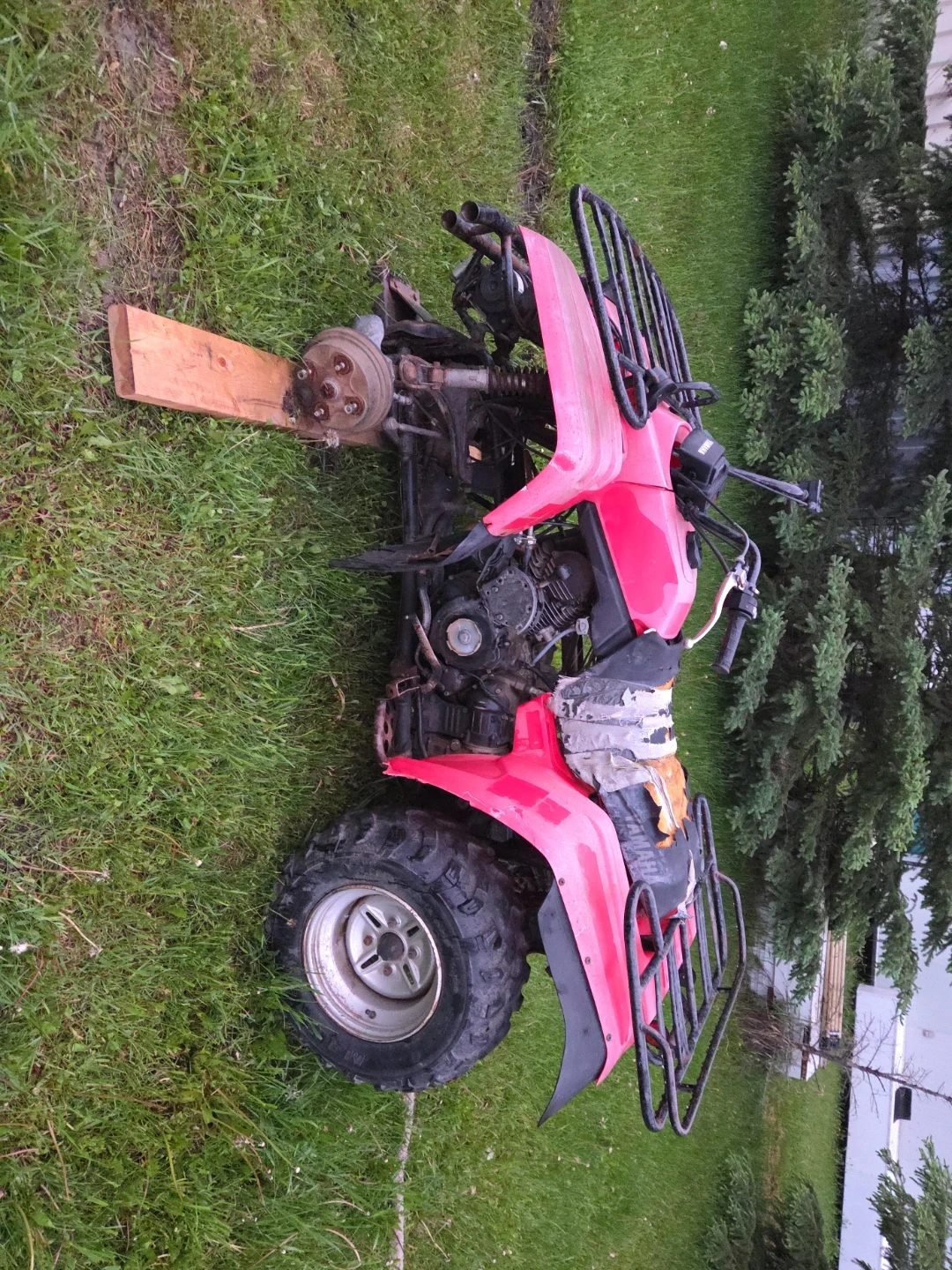Red Yamaha Moto-4 ATV