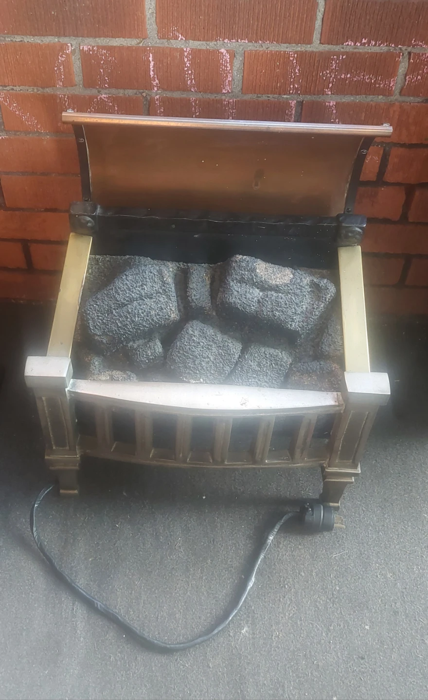 Electric Fireplace Grate with Coals - photo 3