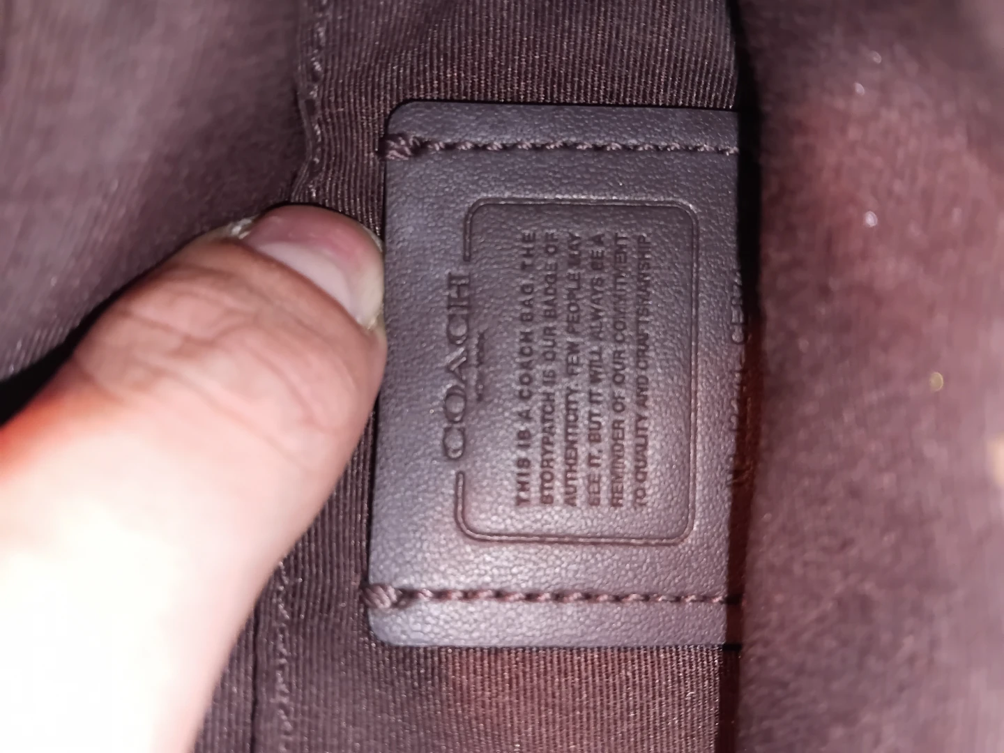 Authentic coach file bag - photo 3