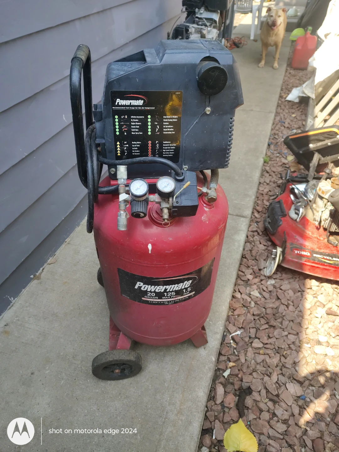 PowerMate 20 Gallon Air Compressor