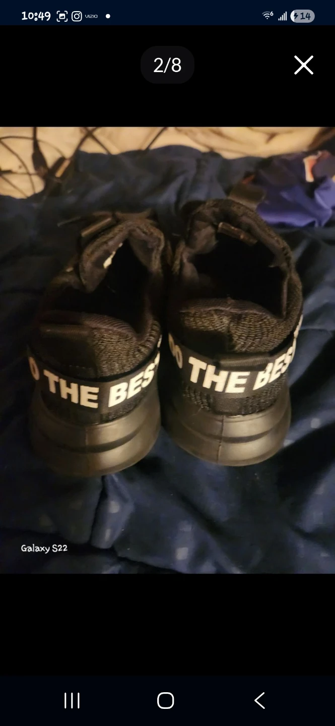 Men's Size 8.5 / Women's Size 10 Black Safety Toe Work Sneakers - photo 2