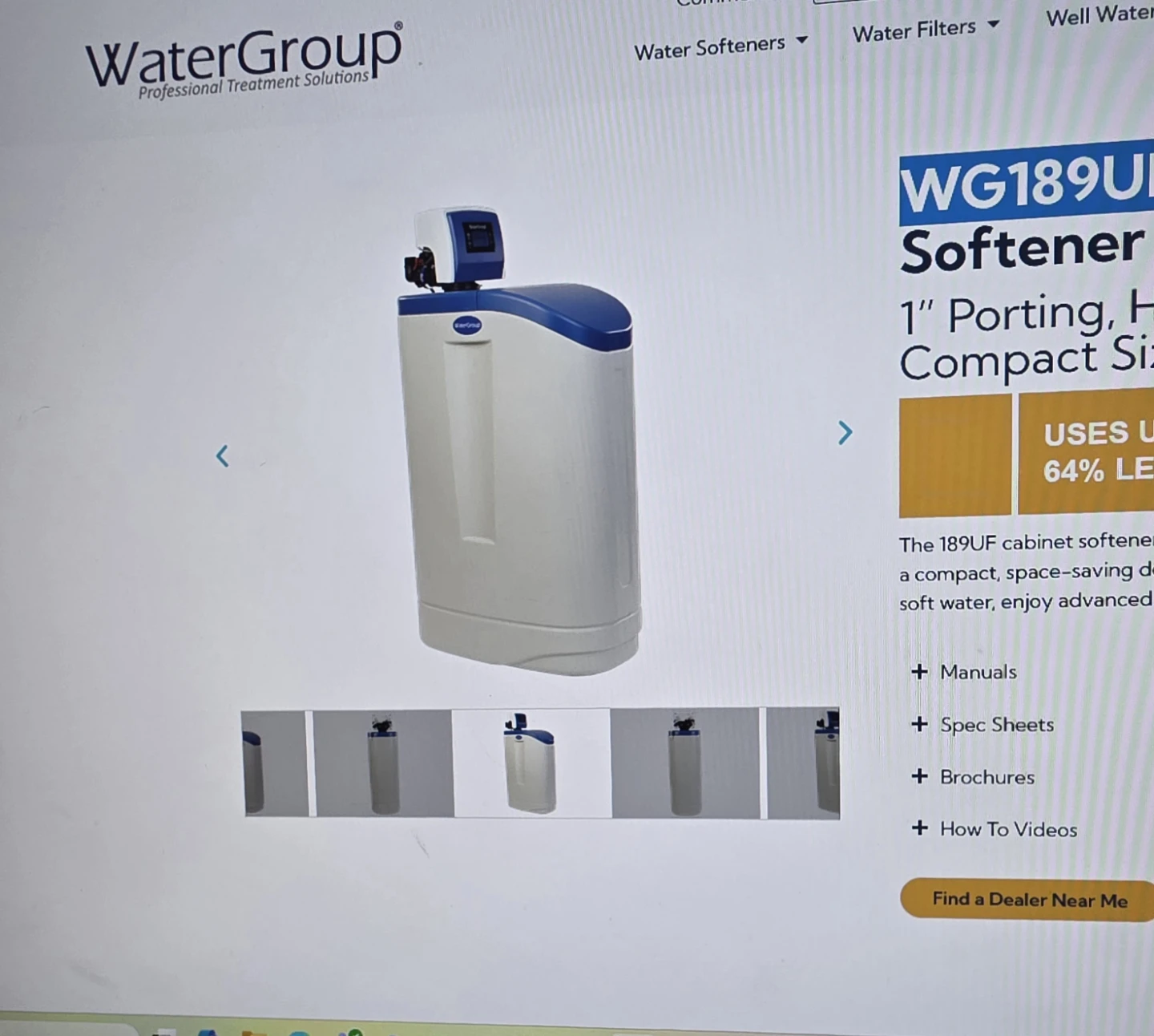 WaterGroup 82285 WG189UF-100C Water Softener - photo 2