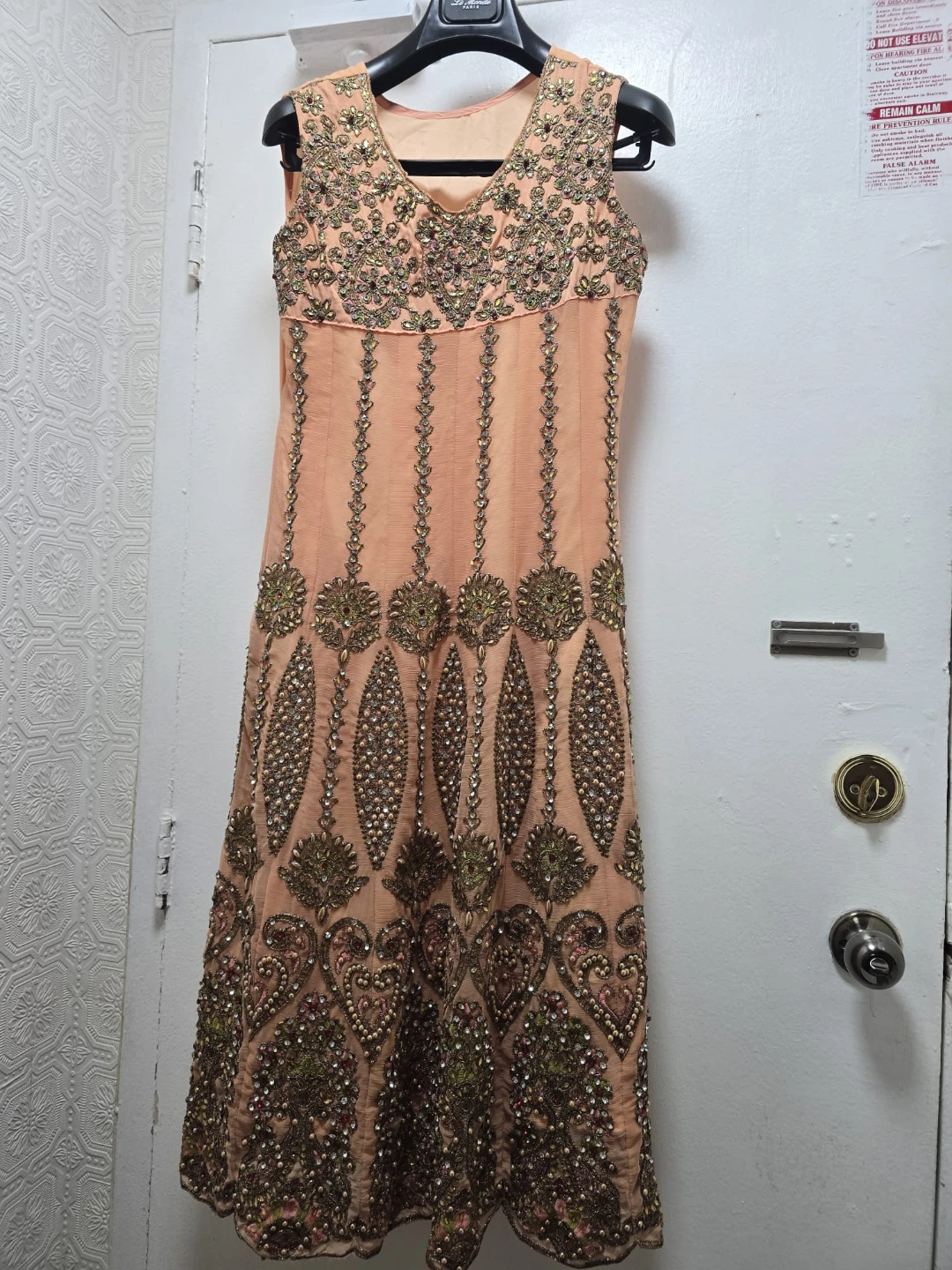 Embellished sleeveless dress