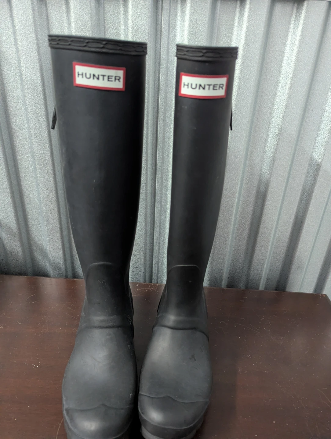 Hunter Original Tall Rubber Boots - Black - Size 5 Women's - photo 2