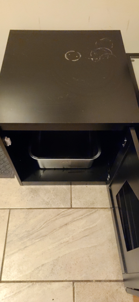 Cat Litter Box Enclosure with Stainless Steel - photo 2