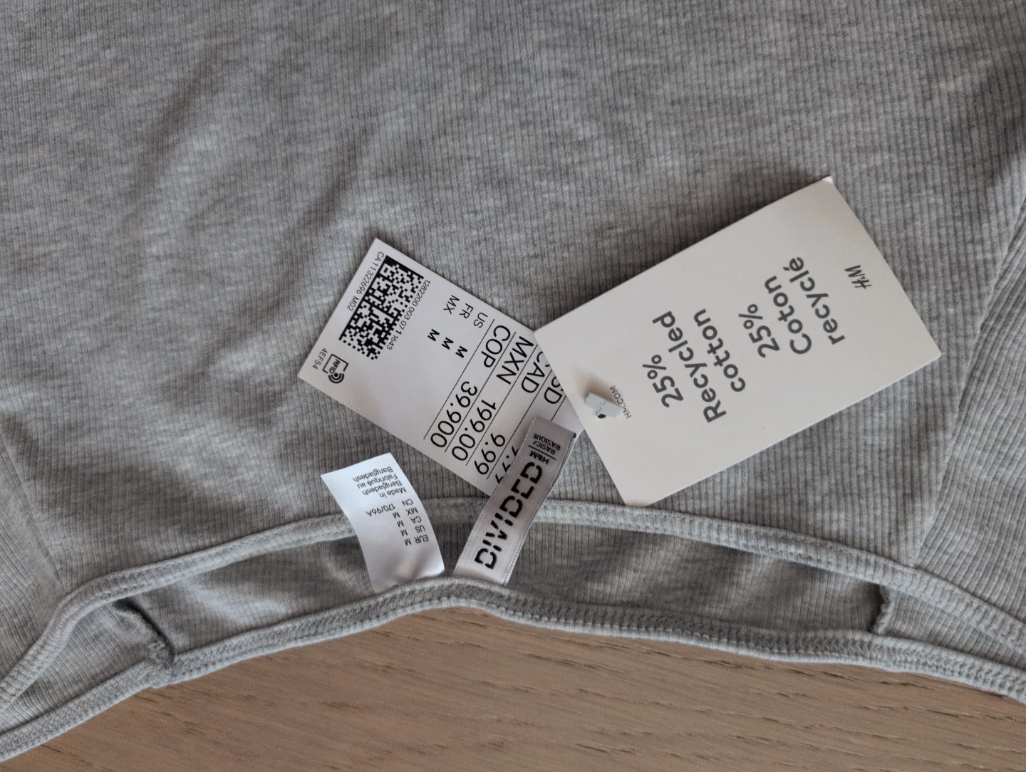 H&M Grey Off-the-Shoulder Top - photo 2